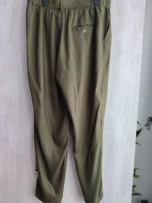 Панталон на H&M дамски цвят каки