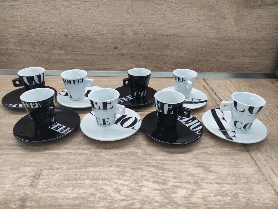 Сервиз от 8 чаши за кафе еспресо