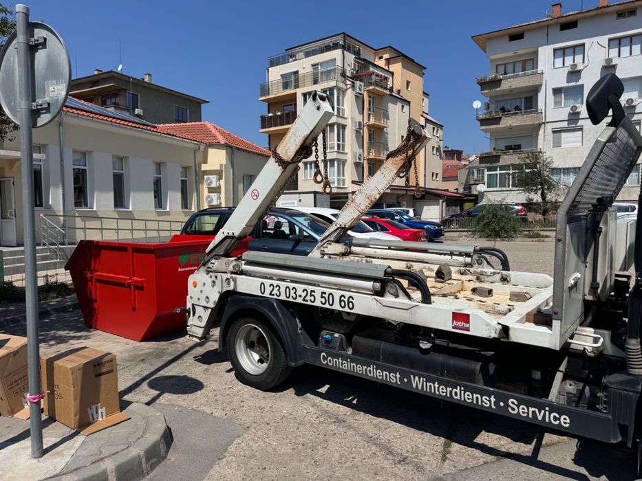 Контейнери за строителни отпадъци под наем