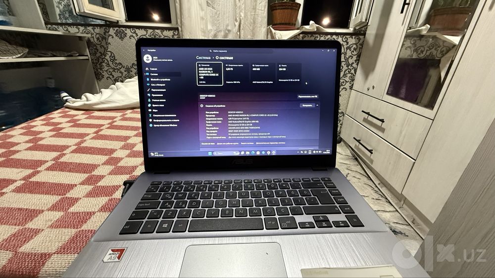 Asus Notbook x505 madel