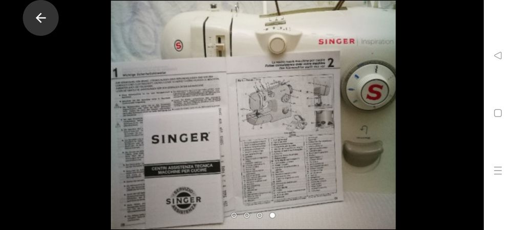 Mașina cusut singer.