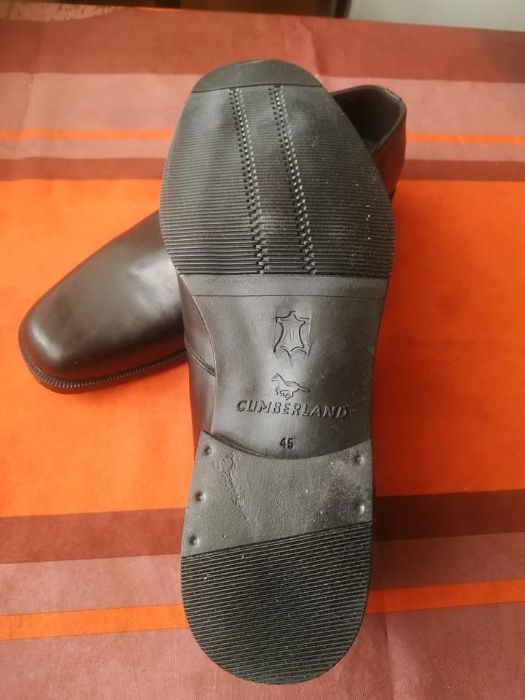 Мъжки офицерски обувки - естествена кожа. Номер 45