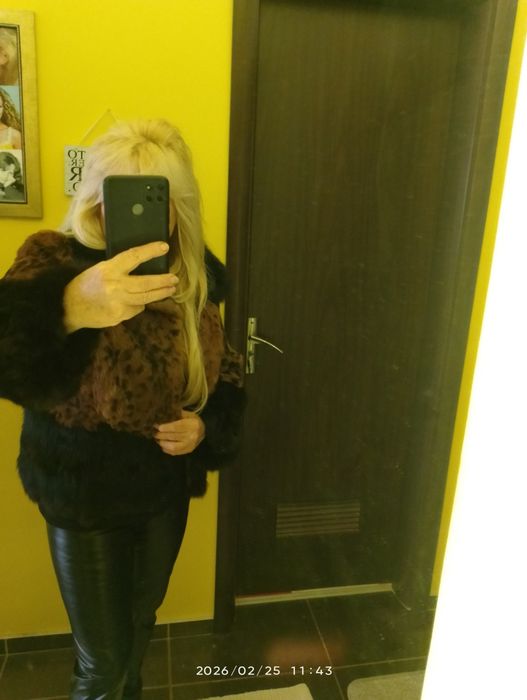 Палто от естествен косъм