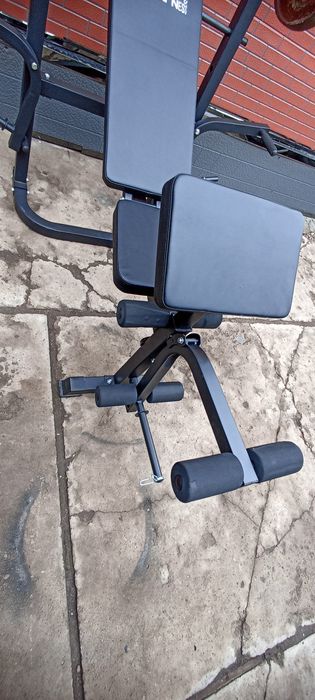 Скамья для жима штанга блины