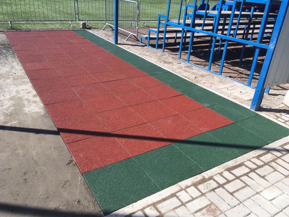 Резиновая плитка для площадок , покритые для спортивных площадок