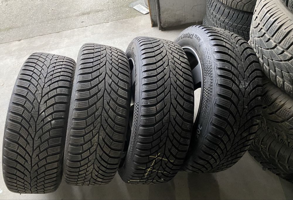 Jante aliaj R16 5x112 cu anvelope MS 205 55 16