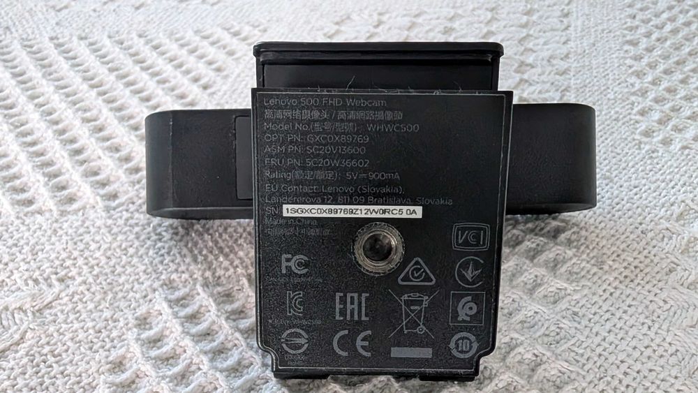 Уеб камера Lenovo 500 full HD webcam с Windows Hello 4