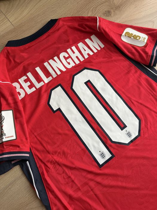 Tricou de fotbal England Anglia Nike  Jude Bellingham 10 marime M world cup 2026