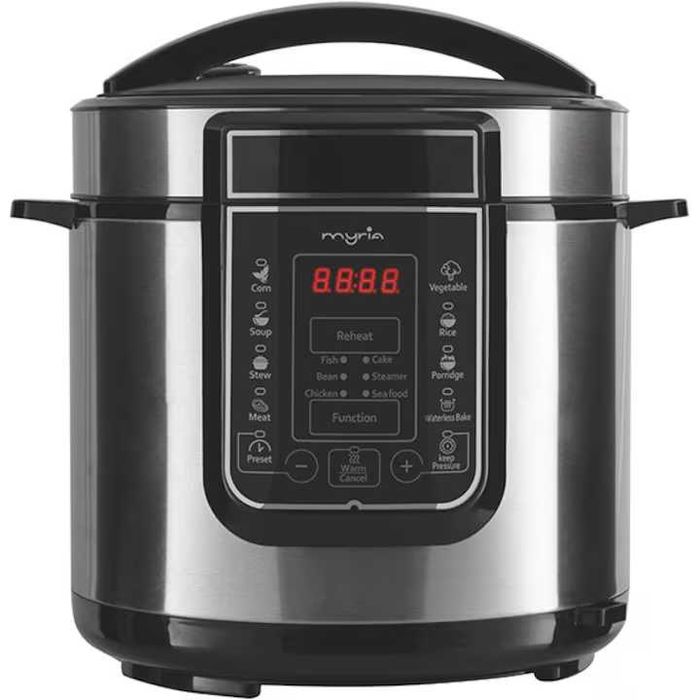 Sigilat Multicooker Myria MY4450, 6l, 1000W, 14 programe, argintiu-negru