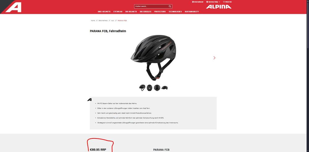 Casca Alpina Parana noua, marime L, 58 - 63 cm