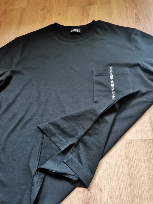 Черна тениска DIESEL T-Rubin