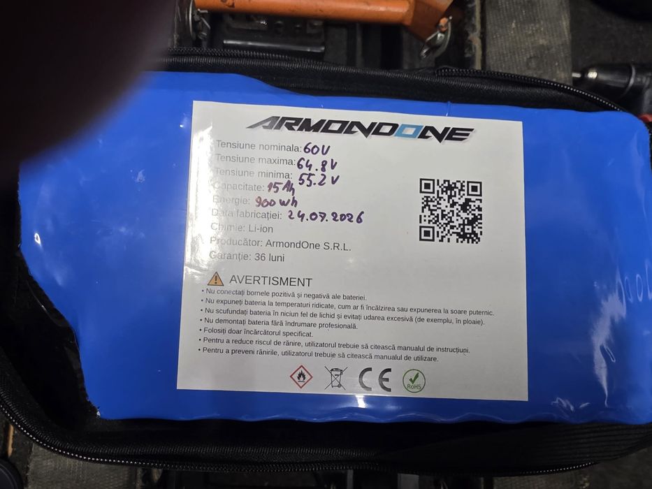Vand baterie 60V 15Ah ARMOND ONE trotineta electrica