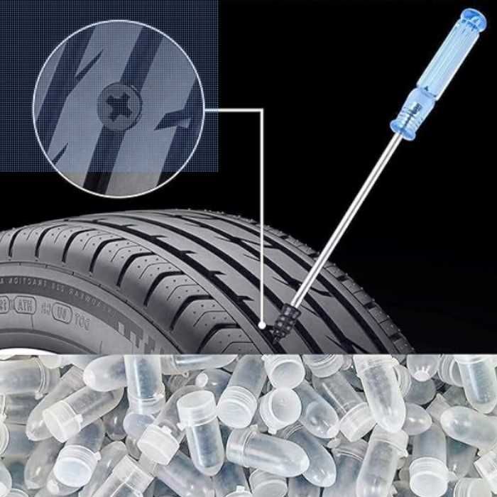 Комплект за ремонт на спукани гуми Automat-за вулканизация, 31бр