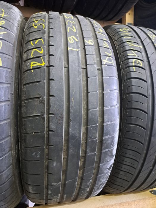 2 anvelope 225/55 R17 Dunlop profil 6mm
