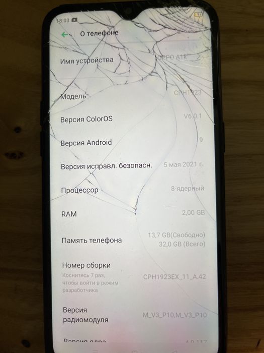 Oppo a1k 32/2 гб
