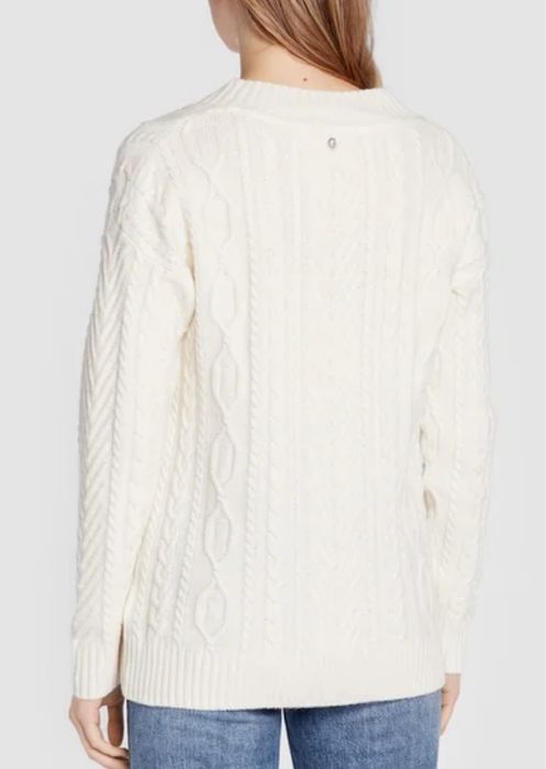 Pulover Guess L v neck - livrare gratuita