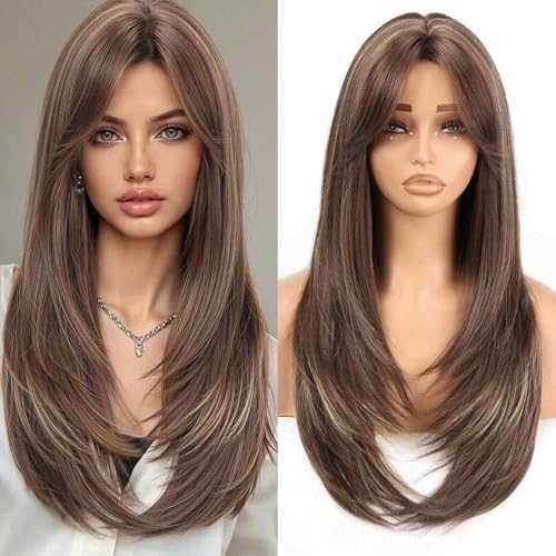 Нова Перука за Парти Ежедневие, Висококачествена коса за жени прическа