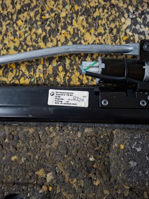 Polita Luneta cu Perdeluta Electrica BMW Seria 5 F10 F18 Originala - Cod 9178931
