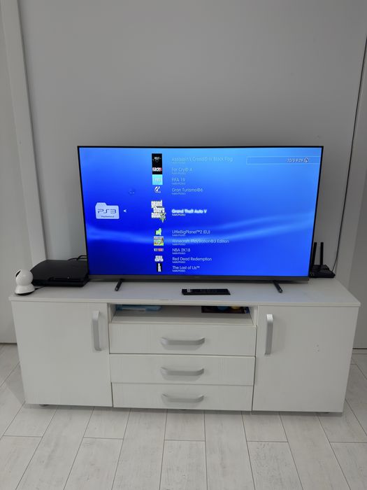 Sony PlayStation 3 PS3 Slim Modat HEN + 2 Controllere + Jocuri + 10 Jocuri Instalate