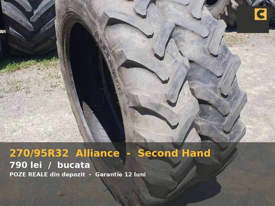 Cauciucuri 270/95R32 Alliance Anvelope Tractor SH Garantie Livrare