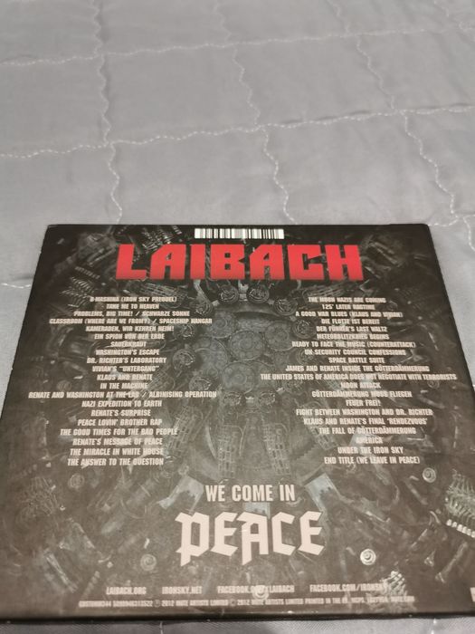 Диск албум на Laibach IRON SKY рок метъл