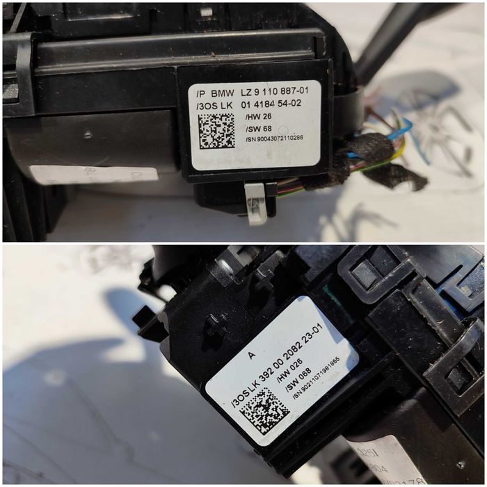 Ansamblu manete comenzi volan + spiră BMW Seria 3 E92 E93 61319123049 2007 / [2005-2014] / (5A3)