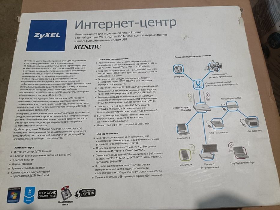 Интернет центр ZyXEL