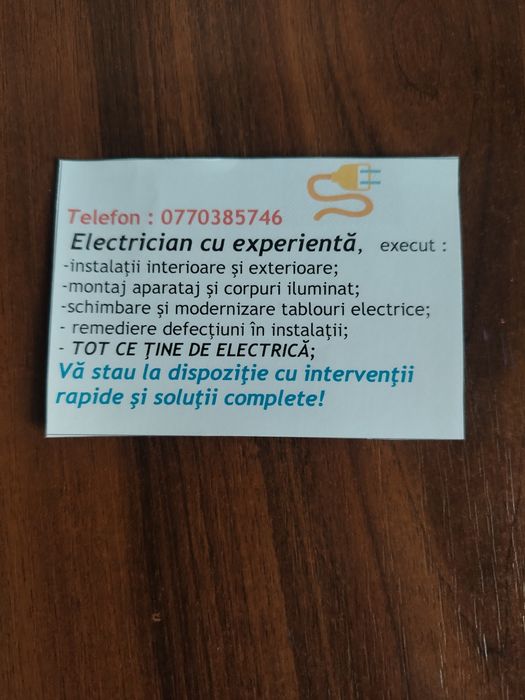 Electrician în Ploiesti