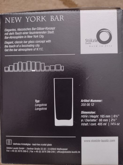 Stolzle pahare long juice  ( set 6 )