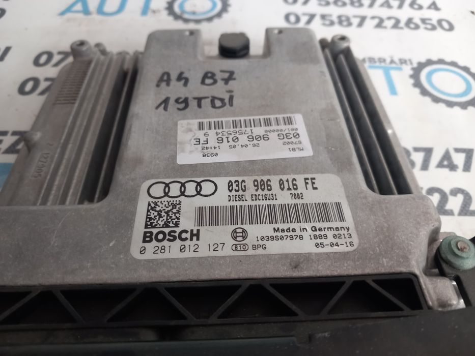 Calculator motor ECU 1.9 tdi Audi a4 b7
