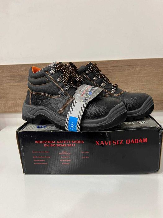 Ботинки мужские с металлические Xavsiz qadam  производство КНР