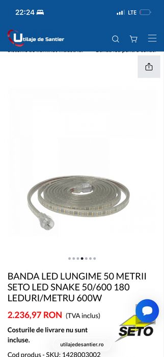 Banda led Seto led snake 50m