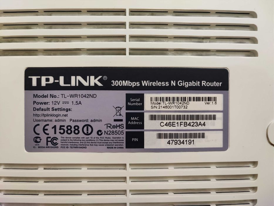 Рутер TP-Link TL-WR1042ND