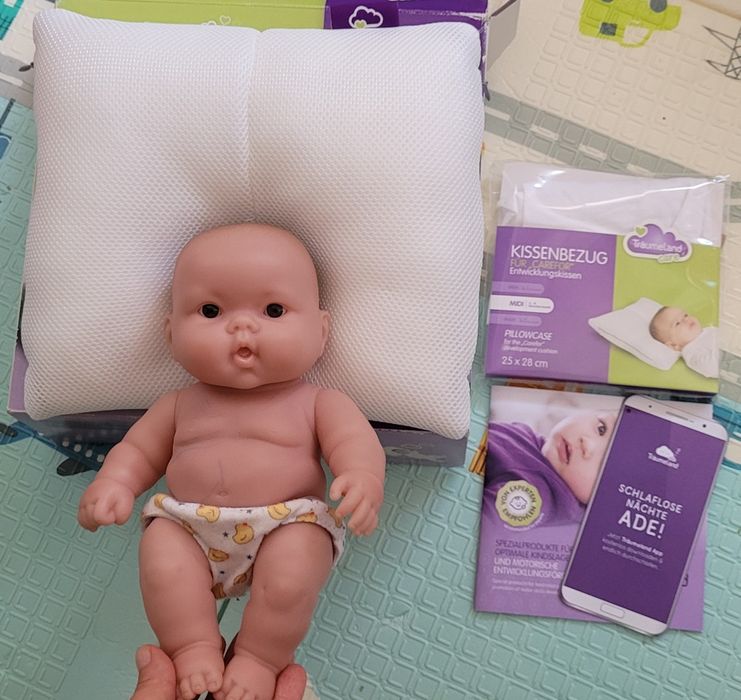 Perna bebe impotriva plagiocefaliei/brahicefaliei