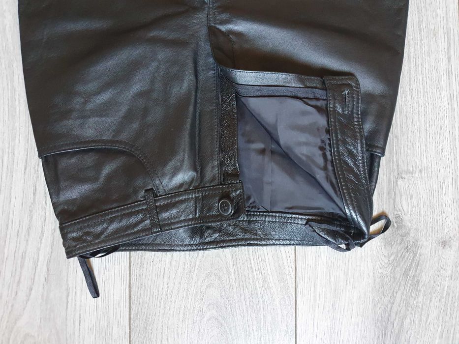 Pantaloni de piele - Marimea D/NL 36 (Talie 67 cm)