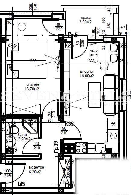 Продава се Двустаен апартамент в Пловдив, Остромила - 59 кв.м за 953 €/кв.м - Снимка #2