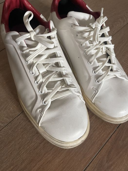 Zara белые кеды, 44 р
