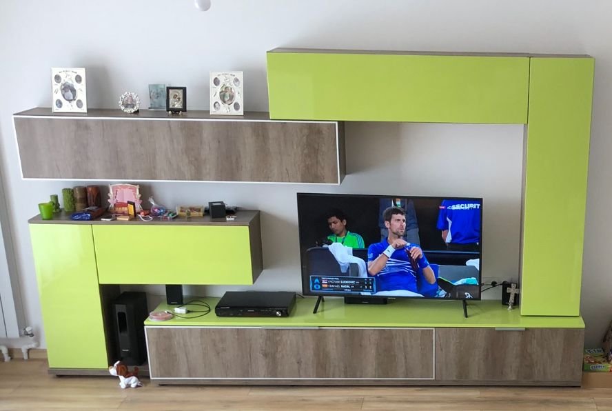 Vand mobila living - model 1:1 Rovere MDF Vopsit electrostatic