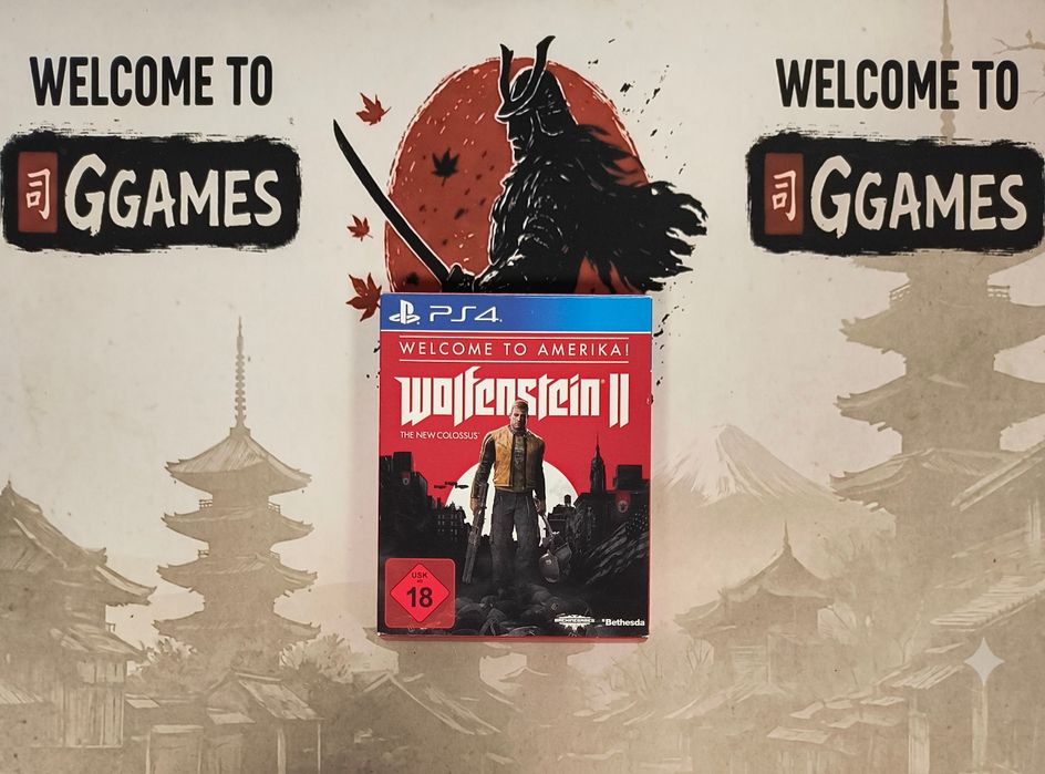 Wolfenstein 2 Welcome to America Deluxe edition PS4