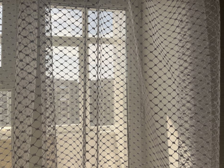 Тюль в разные комнаты