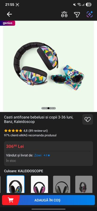 Casti antifonice 3-36 luni, Banz