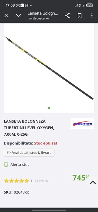 Vând lanseta bologneza