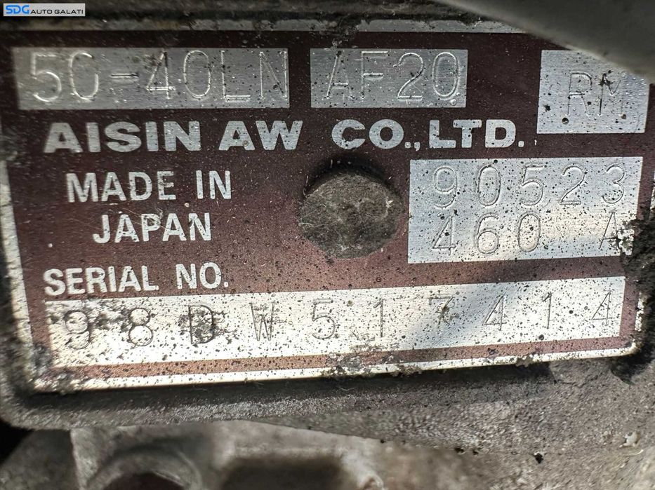 Cutie Viteze Automata AF20 Opel Astra G 2.0 DTI 1998 - 2005 Cod 90523460 [X4140]