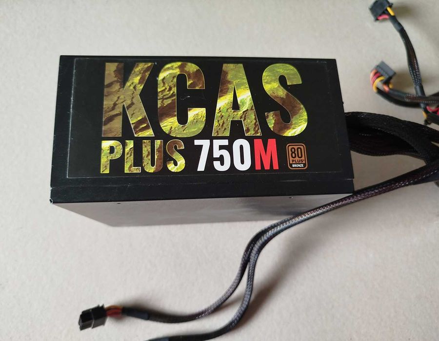 Блок питания KCAS 750W 80 Plus 8+4 pin 6 pin 8 pin МОДУЛЬНЫЙ AeroCool