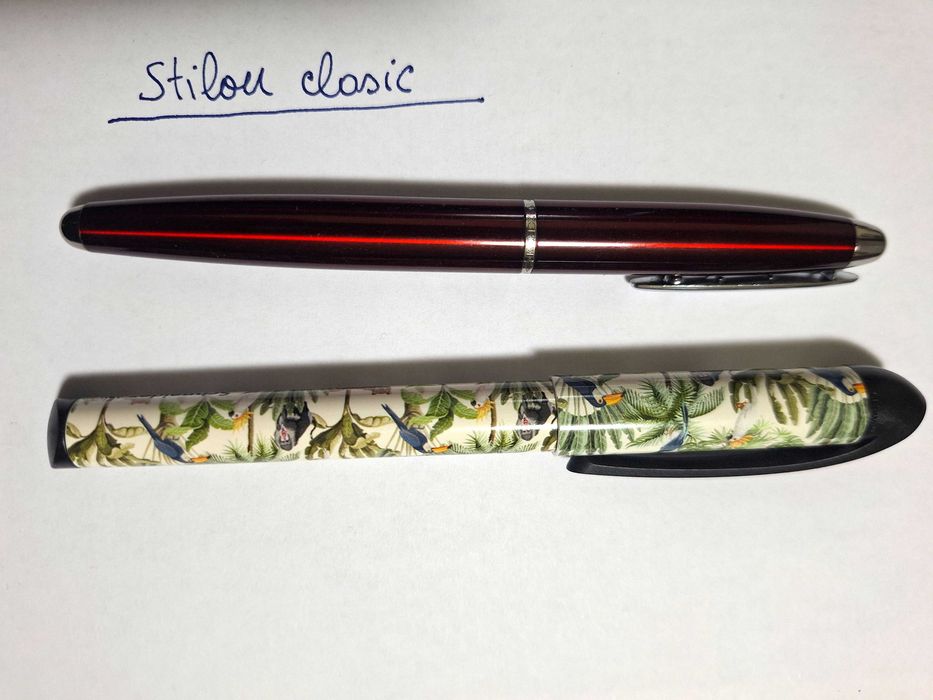 Stilou caligrafie Shneider Germany si metal rubin inoxcrom iridium