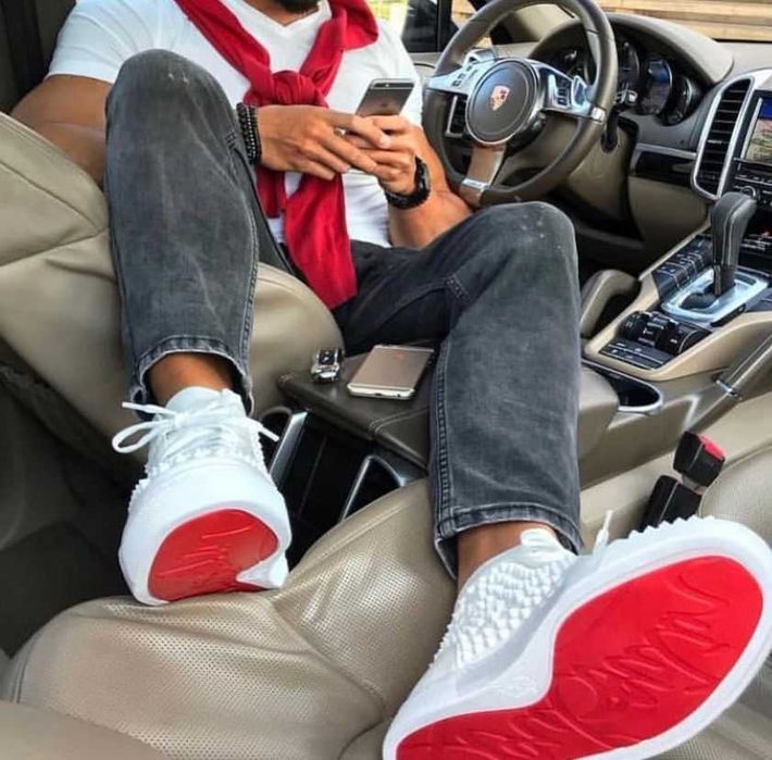 [Premium] Adidasi/sneakers high top/ghete Christian Louboutin Orlato