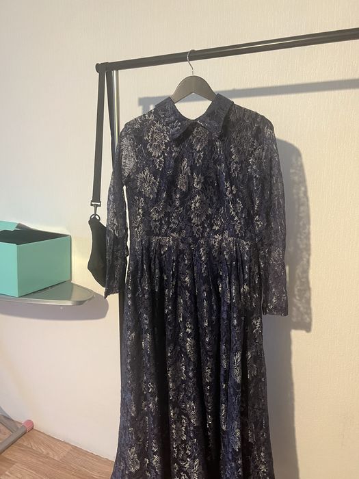 Платье из льна молочное,платье Изабель гарсия