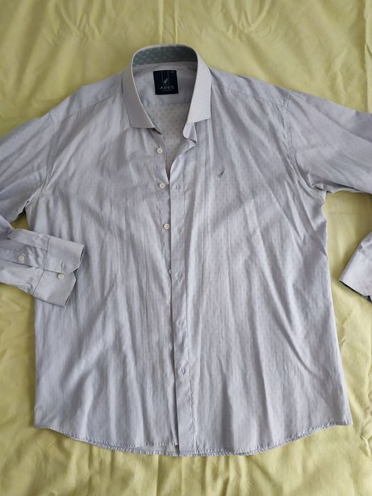 Cămașă bărbați 45, 46 noi și outlet alb, mov, albastru, maro, violet