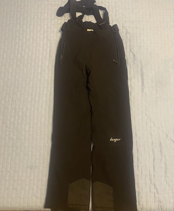 Pantaloni Noi de schi dama Marime M