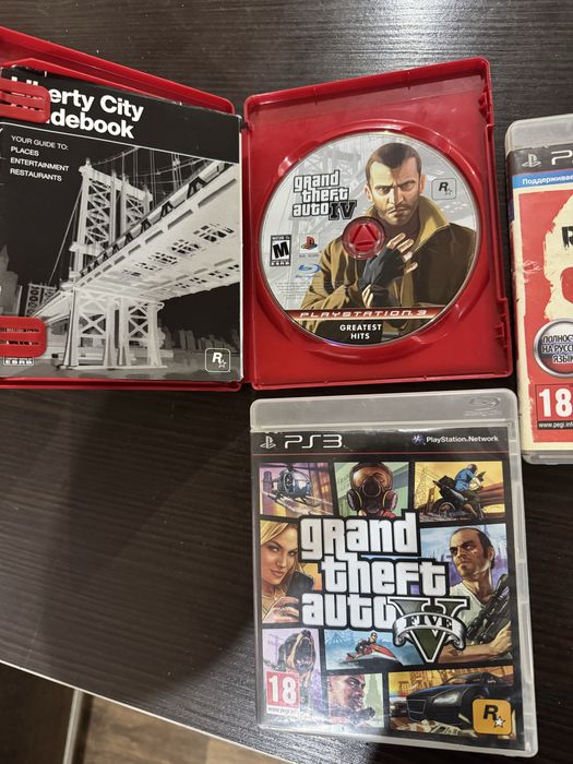 Диски GTAIV / GTA5 Sony PlayStation-3 / Ps-3